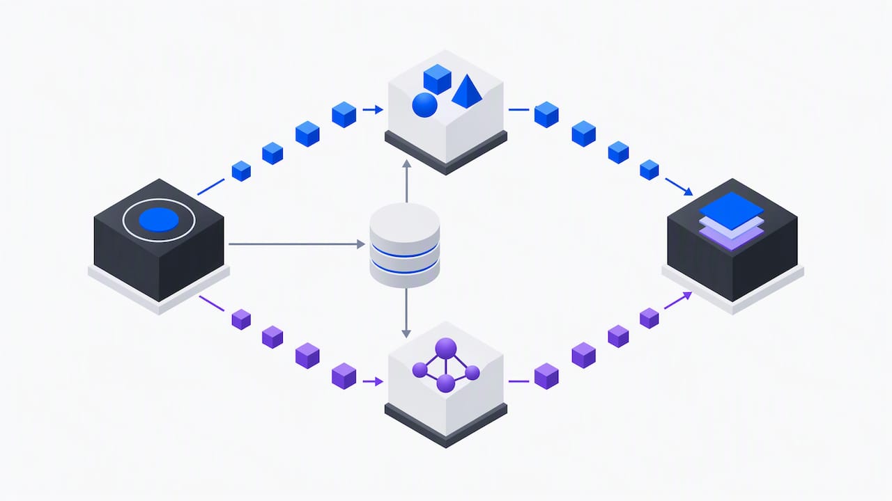 JARVIS routing specialist agents into synthesis
