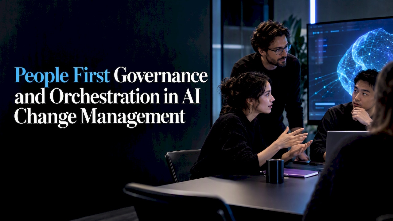 Team reviewing an AI workflow together